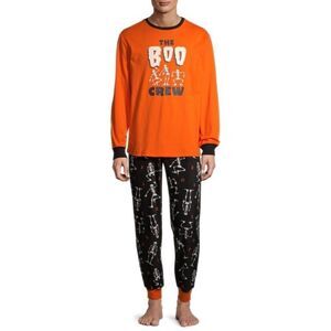Boo Crew Family 2 PC Set Pajamas Glow In the Dark Men's Size Large NWT